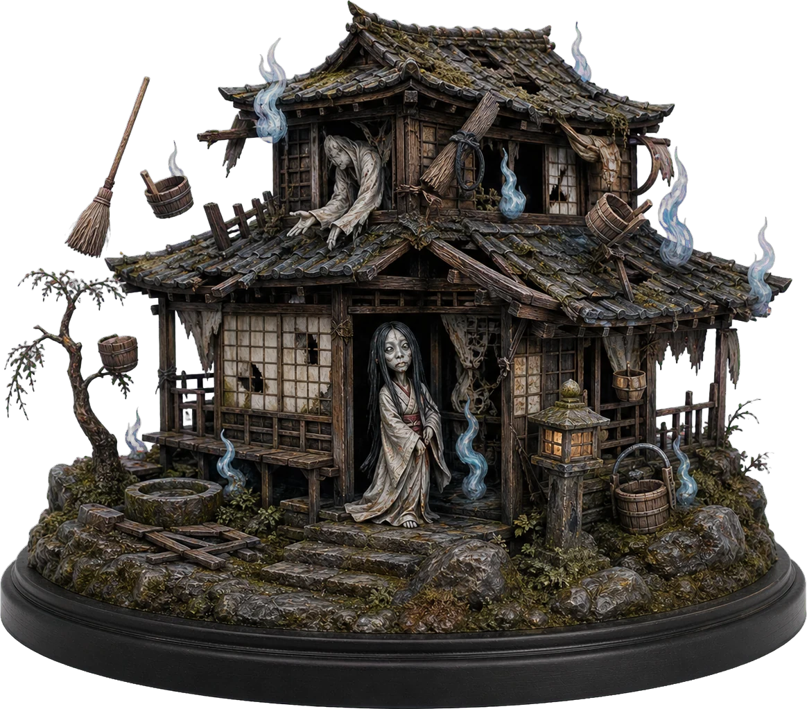 化け物屋敷の立ち絵