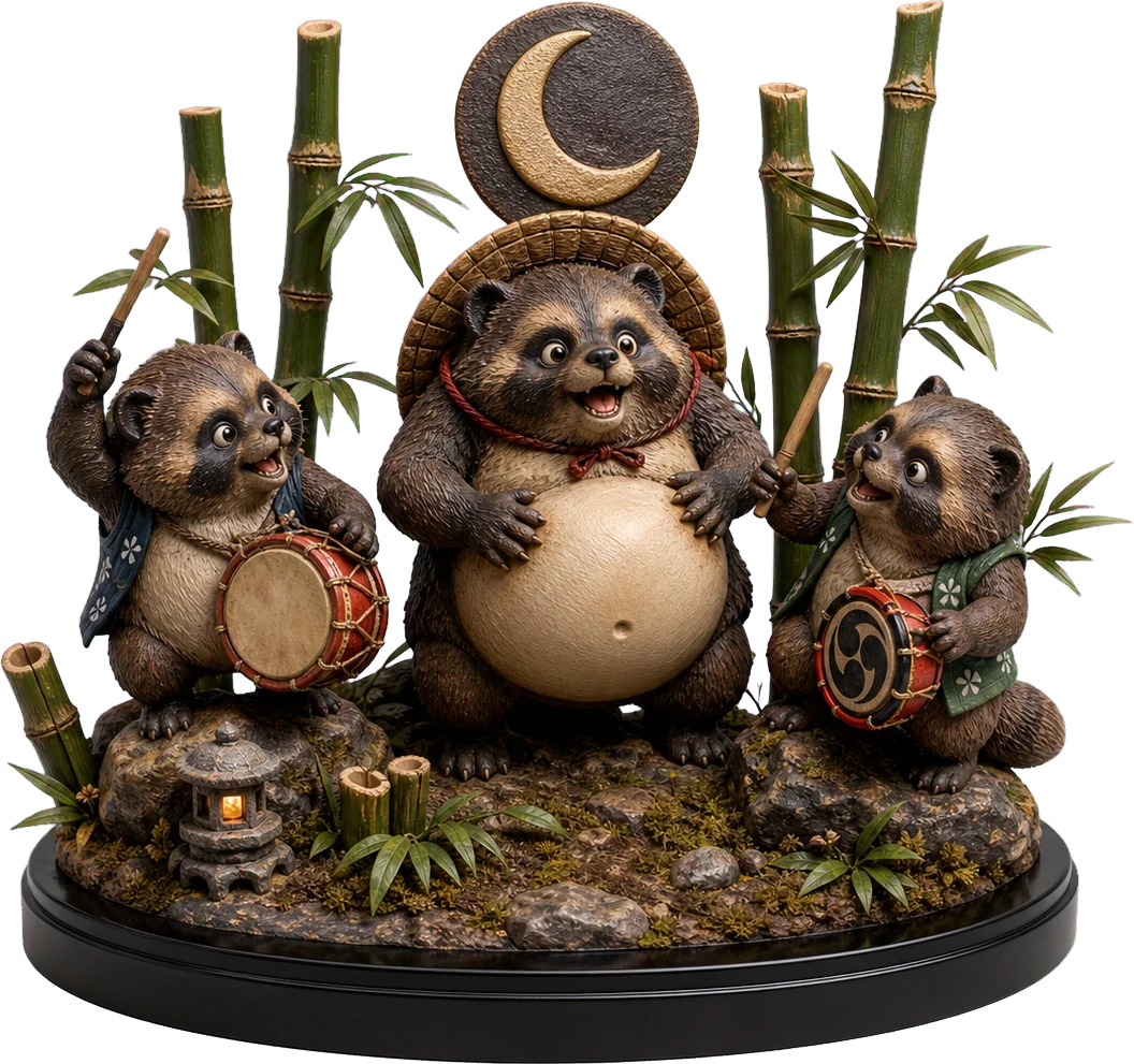 狸囃子 figure art