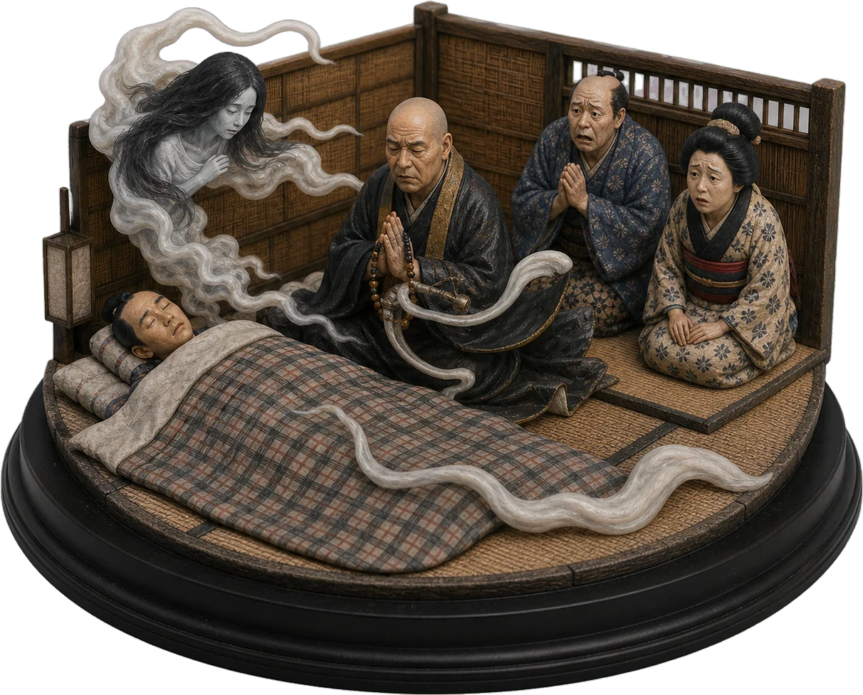 生霊憑きの立ち絵