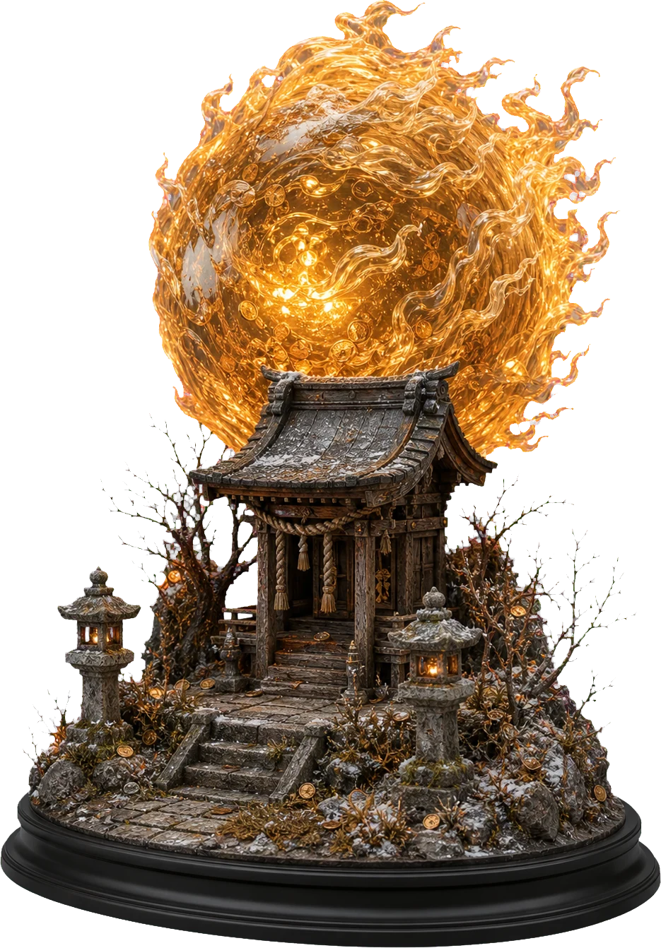 金の神の火の立ち絵